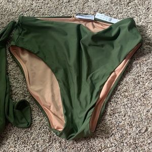 NWOT J. Crew Green Bikini Bottom